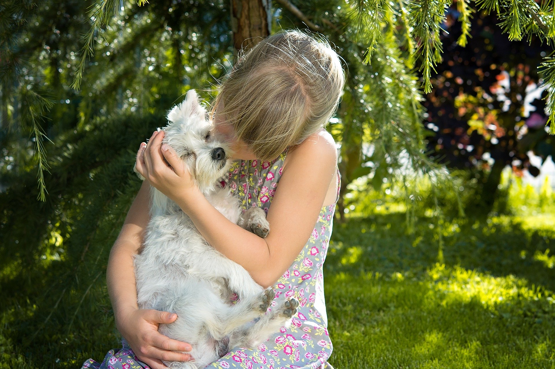 chien gentil avec les enfants